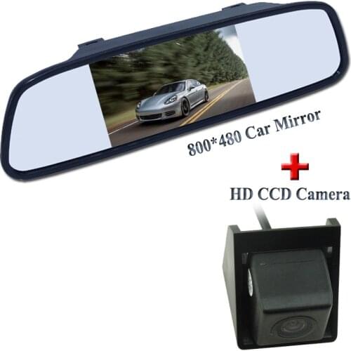 800*480 HD car reversing mirror+ car reversing camera use for Ssangyong new Actyon to sell at a favorable price