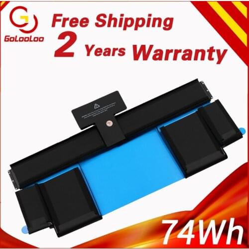 Golooloo 74WH A1437 Laptop Battery for Apple MacBook Pro 13" A1425 2012 2013 Retina "Core i5" 2.5 2.6 2.9 3.0 13" Retina 2012