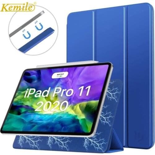 Magnetic Smart Case for iPad Pro 11 2th 2020 Cover 3 fold Stand Magnet Case Magnetic Attachment Cover for iPad Pro 11 A2228 Case