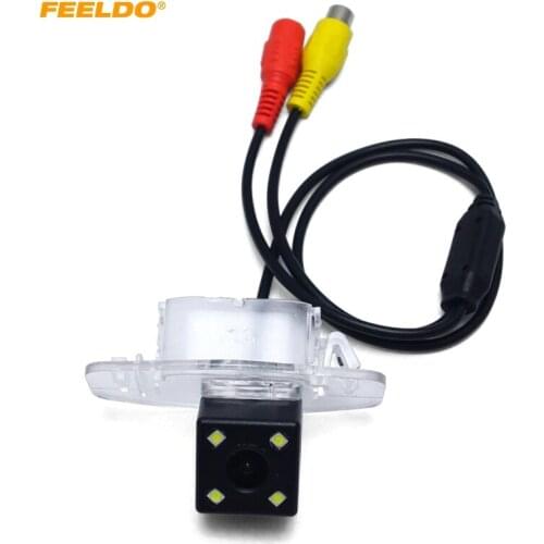 FEELDO 1Set Special Car Rear View Camera with LED Light for Honda Accord/Civic Car Reversing Camera #AM4028