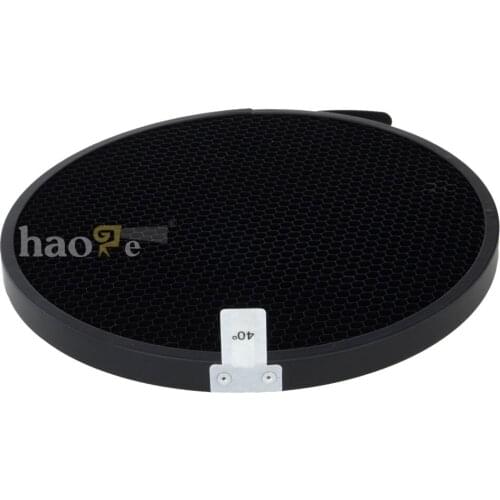 Haoge 180mm 40° Honeycomb Honey Comb Disc Grid for Profoto Zoom Reflector 2 II
