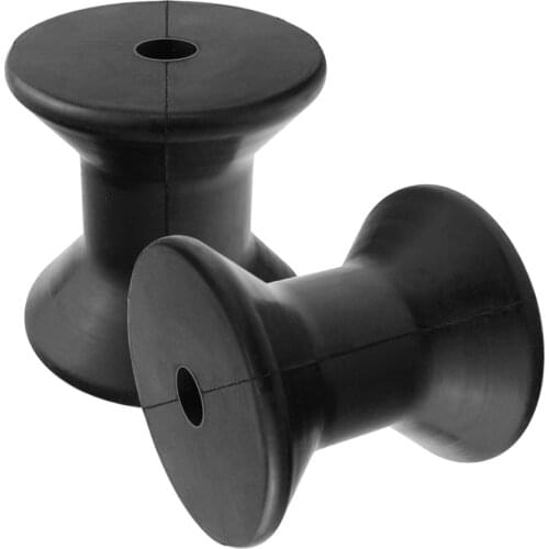 2x Bow Roller Assembly Black- Replacement Parts and Accessories for Ski Boat