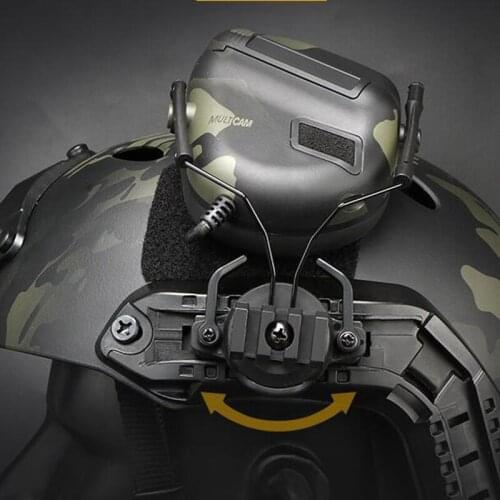 FAST helmet rail suspension bracket Tactical Helmet Headset Holder Fast Helmet Rail Adapter Set Helmet Rail Suspension Bracket