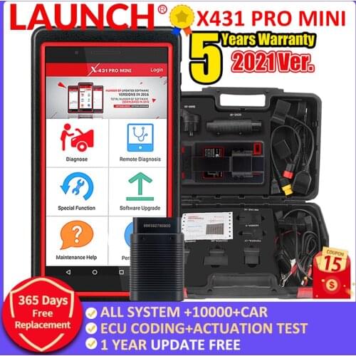 LAUNCH X431 Pro Mini Bluetooth/Wifi Full ECU Diagnostic Scanner with 2 years free update Scan Scanner Analyzers