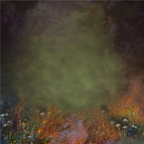 Woodland Summer Photography Backdrop Floral Filed Background Wood Backdrop Fabric Newborn Photo Props Natural Scenery