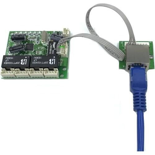 Mini PBCswitch module PBC OEM module mini size 5 Ports Network Switches Pcb Board mini ethernet switch module 10/100Mbps