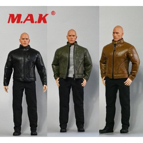 SGTOYS S-018A/B/C 1/6 Mens Brown PU Leather Jacket Suits Fit M35 TBL Muscle Figure Pre-sale Item