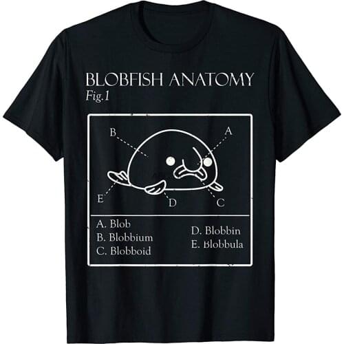Blobby the Blobfish - Official (Blobatomy) T-Shirt