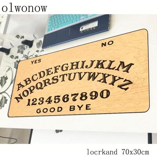Ouija board mousepad gamer Indie Pop 700x300x3mm gaming mouse pad large Aestheticism notebook pc laptop padmouse ergonomic mat