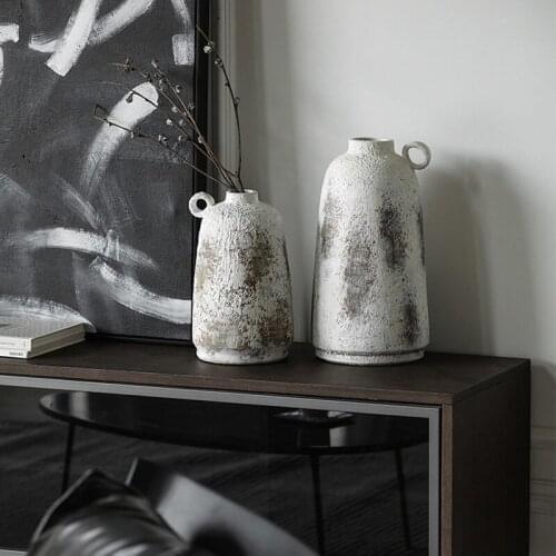 Hand Drawn Embryo Coloring Living Room Study Desktop Flower Arrangement Decoration Pastoral Style Ceramic Vase Ornaments