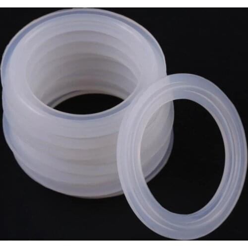 10Pcs/set 1.5in Rubber O Rings Washer Silicone Sealing Gasket Sanitary Clamp Ferrule Ring Sealing Gaskets Fittings washer gasket