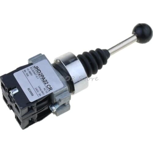 XD2PA22CR 2NO 2Positions Momentary Spring Return Wobble Stick Joystick Replace Telemecanique
