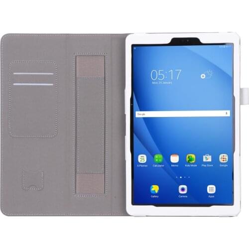 For Samsung tab A2 T590/T595 10.5 inch PU Leather Protective Case with Hand Support Card Slot Sleep Function
