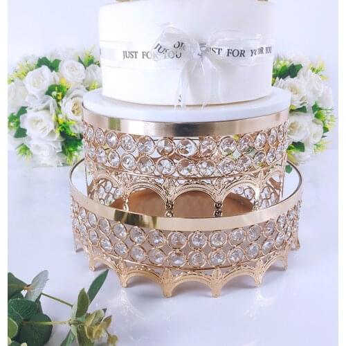 Crown gold Wedding Display cake stand cupcake tray cake tools home decoration dessert table decorating party suppliers