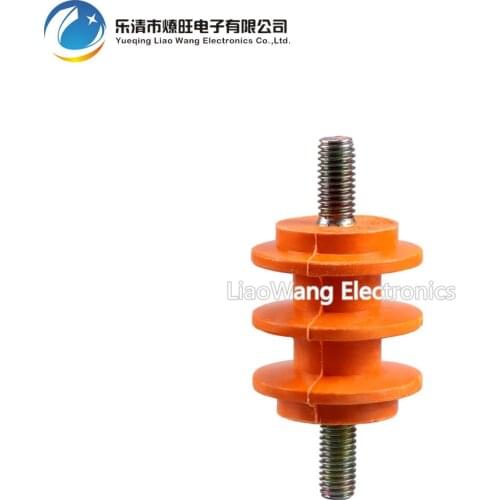 10 pcs Screw insulator insulation column yellow insulated column low voltage insulator 40*M8/60*M10