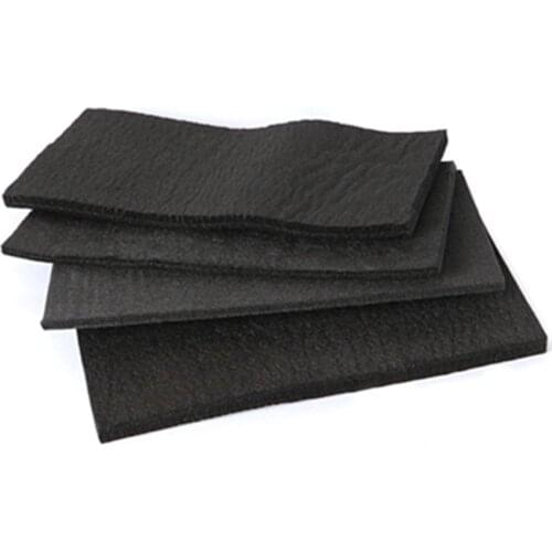 2pcs/set Soft Graphite Carbon Felt High Temperature Carbon Fiber for Contamination Adsorption Cleaning Thickness 3/5/8mm