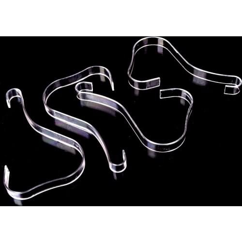 4pcs/lot Womens Fashion Clear Elastic Plastic Womens Sandals Show Holder Shoe Display Stand Rack