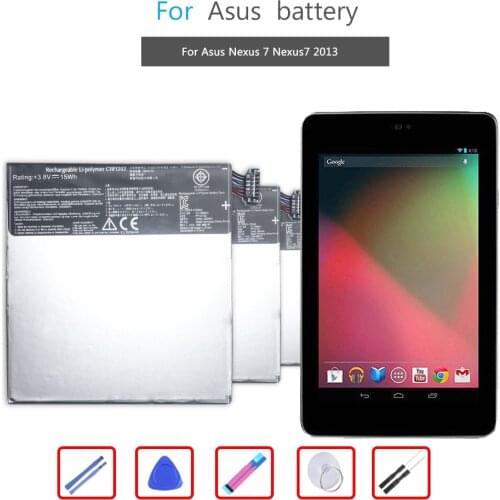3950mAh C11P1303 Battery For Asus Google Nexus 7 II 2 2nd Gen Nexus7 2013 Version ME571 ME57K ME57KL K009 Tablet