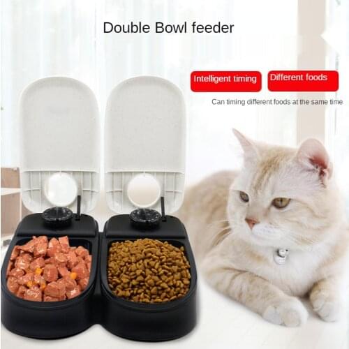 2019 Pet Dog Timing Automatic Feeder For Cat Dog Pet Dry Food Dispenser Dish Bowl Dog Cat Feeder Bowl Easy/Convenient