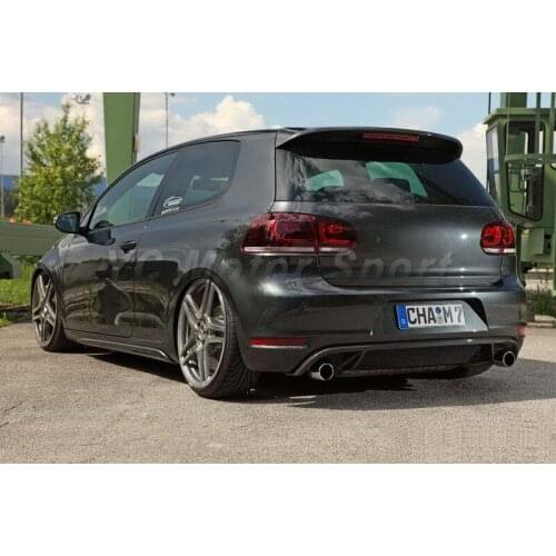 Car Accessories Carbon Fiber OEM Style Rear Diffuser Fit For 2009-2012 Golf MK6 GTI Rear Diffuser Car-styling