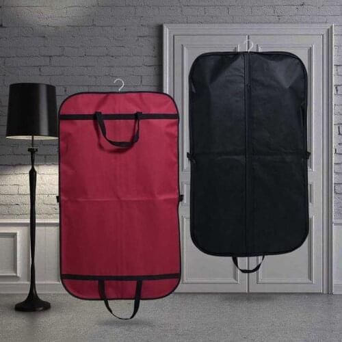 Suit Cover Storage Bags Clothes Storage Bag Case for Clothes Black Red Dust Proof Hanger Coat Clothes Garment