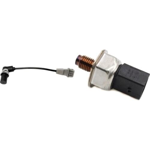 1pcs Fuel Rail High Pressure Sensor & 1pcs Crankshaft Position Sensor for Mercedes-Benz Kia Carnival Sedona Bongo 3 J3