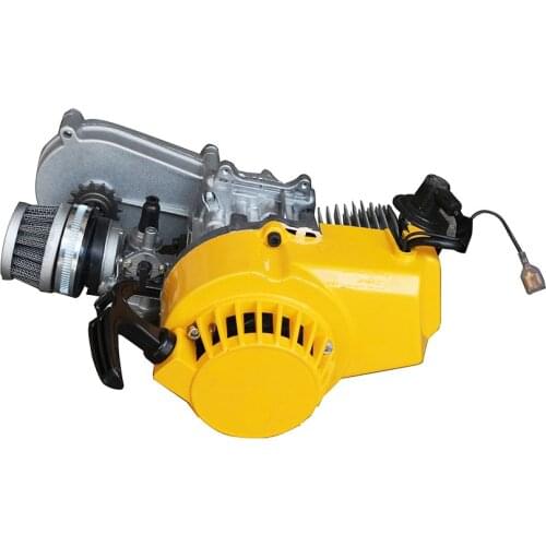 47cc /49cc Engine 2-Stroke Pull Start With Transmission Gear Box for Mini Moto Pit bike Quad Bike