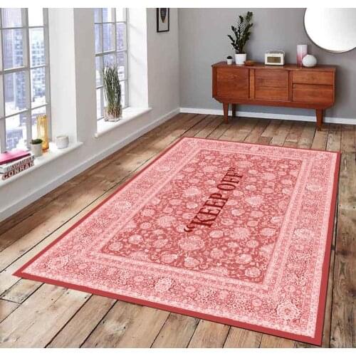 KEEP OFF 74 Classic Patterned Carpet , Fan Carpet Non Slip Floor Carpet,Teens Carpet,Area Rug