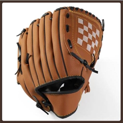 Left Hand Baseball Glove Leather Kids Training Baseball Equipment Batting Gloves Guante De Beisbol Rawling Softball Training