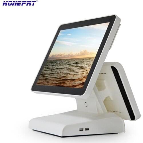 Fashion 15 inch Dual Touch Screen with WIFI Customized Pos System for Shoppingmall