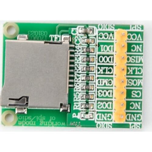 TF card module SPI SDIO for diy starter micro-sd card module for MCU STM32/AVR/PIC