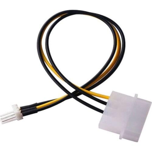 CPU Chasis Case Fan Power Connector Cable Adapter for 4-Pin Molex IDE To 3-Pin Professional Adapter Cable