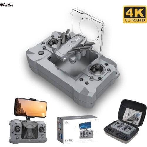 Mini Foldable Drones With 4K Camera Quadcopter One-Key Return FPV Follow Me RC Helicopter Quadrocopter Kids Toys KY905