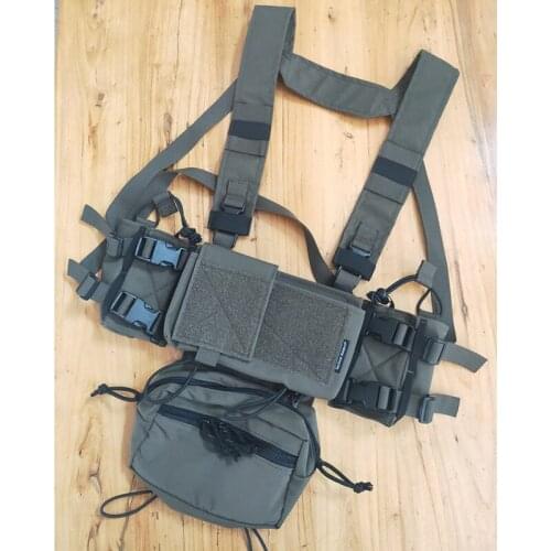 Tactical Full Set Chest Hanging SS Micro Fight Chassis MK 4 Chest Rig Pendant