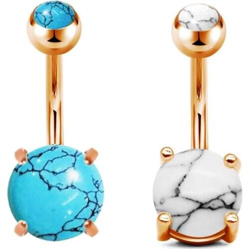 TIANCIFBYJS Stainless Navel Belly Button Rings Bell Piercing Cartilage 14g Woman Body Jewelry Jewelry Tragus Barbell 20/50pcs