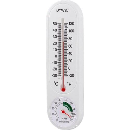 23cm Long Wall Hanging Thermometer Indoor Outdoor Garden Home Garage Office Room Hanging Logger Temperature Measurement Tool