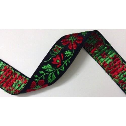 2.5cm high quality nation style single face jacquard ribbon trimming,XERY14318B