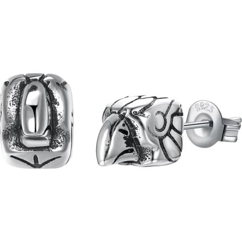 ZEMIOR 925 Sterling Silver Vintage Eagle Stud Earring Cute Animal Earrings For Women Fine Jewelry Trendy Party Accessories