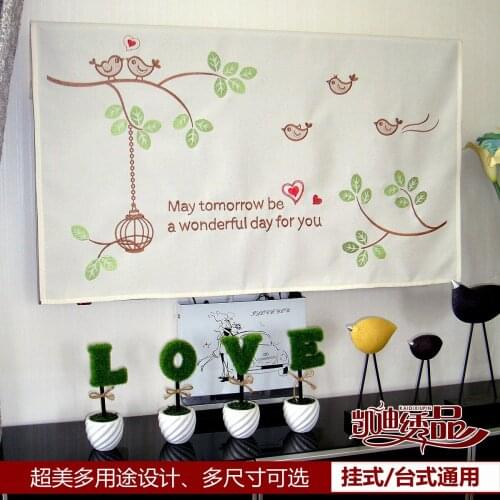 Lcd cover hanging cover towel dust cover embroidery fabric