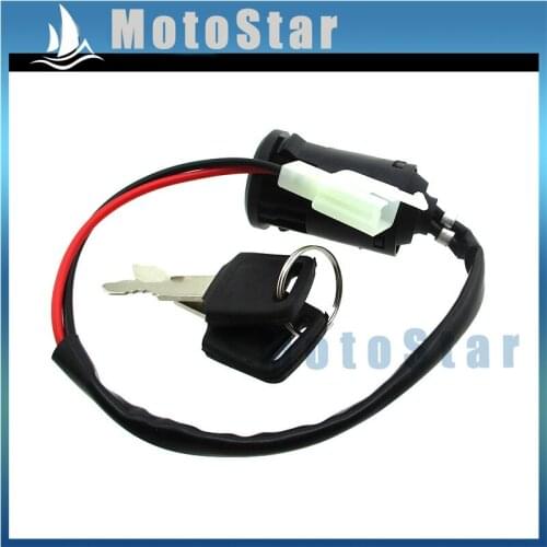 2 Wire Off-On Key Switch For Electric Mini Moto Dirt Pocket Bike ATV Go Kart Scooter