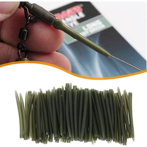 53mm TPR Terminal Anti Tangle Sleeves Connect with Fishing Hooks Carp Fishing Tackle Boxes Pesca Iscas Tools 20/40/60/80pcs