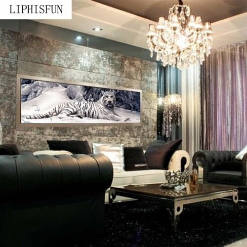 5d Diy Diamond Painting Chinese Cross Stitch Tiger Picture Kit Diamond Embroidery Hobbies And Crafts Needlework