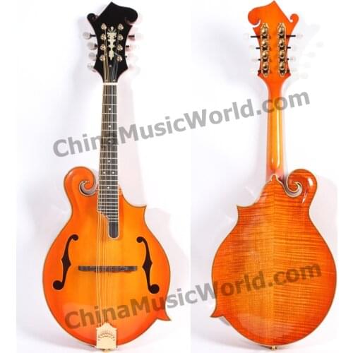 Afanti Solid Spruce top / Flamed Maple Back & Sides / Afanti Mandolin (AMB-203)