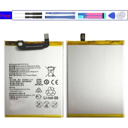 For HUAWEI Honor V8 Battery HB376787ECW For Hua wei Honor V8 HonorV8 for Batteria GB/T18287-2013 T18287 2013