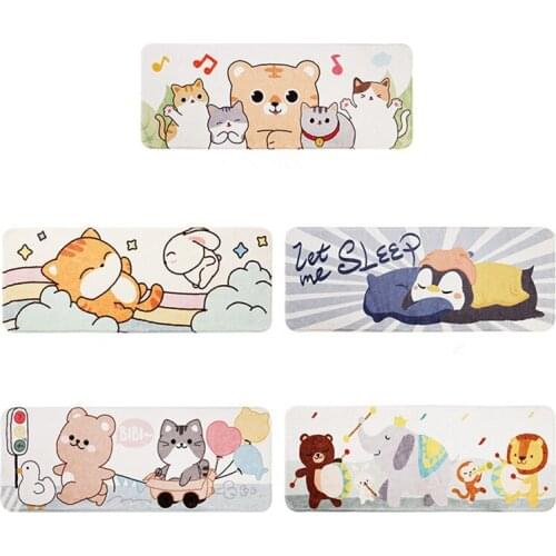Cartoon Animal Bedside Long Rug Super Soft Area Rugs Lamb Wool Bedroom Decorative Floor Mat