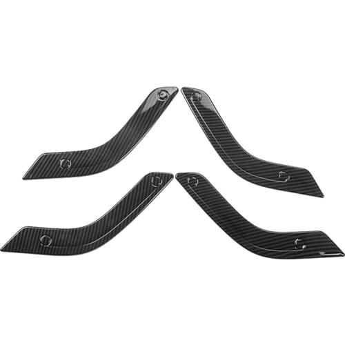 For Jeep Wrangler JK 2011-2017 Car Interior Door Handle Cover Trim Carbon Fiber ABS Decoration Sticker Accessories, 4Pcs
