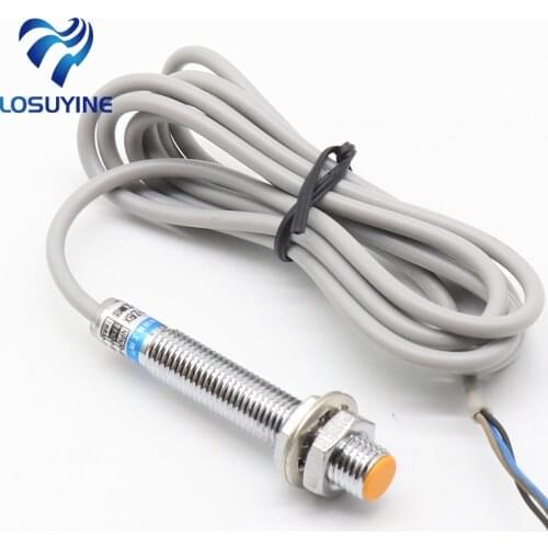 M8 LJ8A3-1-Z/BX 1mm induction DC NPN NC metal sensor inductive proximity switch Screen shield type LJ8A3 sensor switch