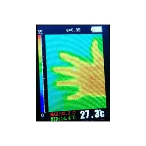 Infrared thermal Imaging of AMG8833 MLX90640 IR thermal imaging Camera array temperature measurement Thermal Imager