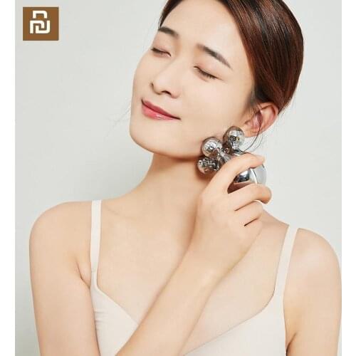 New Youpin MomoDa micro current roller massager Solar panel spontaneous micro current