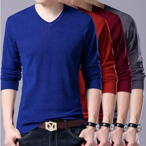 MYAZHOU V-neck Sweaters